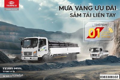 SỞ HỮU TERA345SL - TẶNG NGAY 01 CHỈ VÀNG VÀ PHIẾU NHIÊN LIỆU