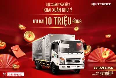 TERA350 ƯU ĐÃI 10 TRIỆU ĐỒNG TRONG THÁNG 2