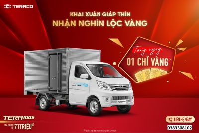 SỞ HỮU TERA100S TẶNG NGAY 01 CHỈ VÀNG  KHAI XUÂN GIÁP THÌN - NHẬN NGHÌN LỘC VÀNG