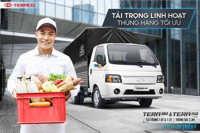 TERA180 &amp; TERA150 - TẢI TRỌNG LINH HOẠT - THÙNG HÀNG TỐI ƯU