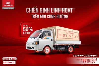 TERA180 &amp; TERA150 - CHIẾN BINH LINH HOẠT TRÊN MỌI CUNG ĐƯỜNG