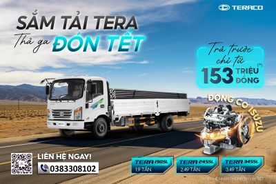 SIÊU PHẨM TẢI NHẸ THÙNG DÀI 6.3M - TRẢ TRƯỚC TỪ 153 TRIỆU ĐỒNG