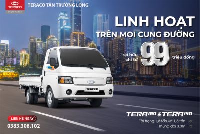 TERA180 &amp; TERA150 – BỘ ĐÔI CHIẾN BINH TẢI NHẸ DƯỚI 2 TẤN