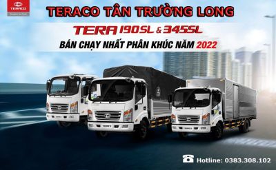 TERA345SL&amp;TERA190SL - BÁN CHẠY NHẤT PHÂN KHÚC TẢI NHẸ THÙNG DÀI 6,2M NĂM 2022