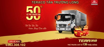 TERA350 ƯU ĐÃI ĐẶC BIỆT 50% LỆ PHÍ TRƯỚC BẠ ️